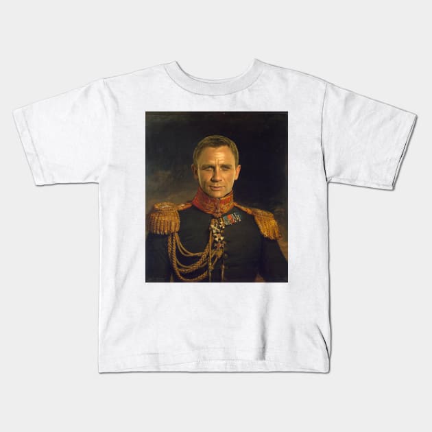 Daniel Craig - replaceface Kids T-Shirt by replaceface